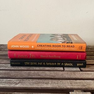 3 Books : global literacy; teacher; leadership